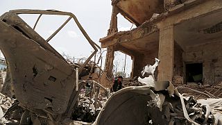 Saudi-led strikes target Houthi strongholds in Sana'a