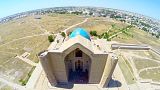 A bird's-eye view of impressive Kazakh mausoleum