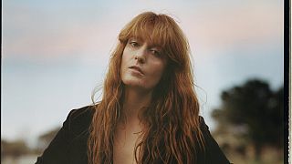 Florence + The Machine caught by cushion rain in Lyon