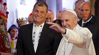 Ecuador: il Papa ha incontrato Correa, oggi giornata fitta d'impegni