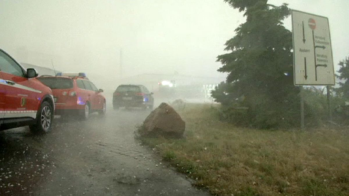 Crazy weather in Europe: from boiling hot to giant hailstones