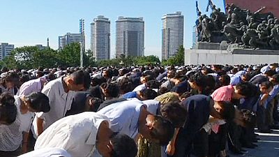 Pyongyang Kim Il-sung'u anıyor