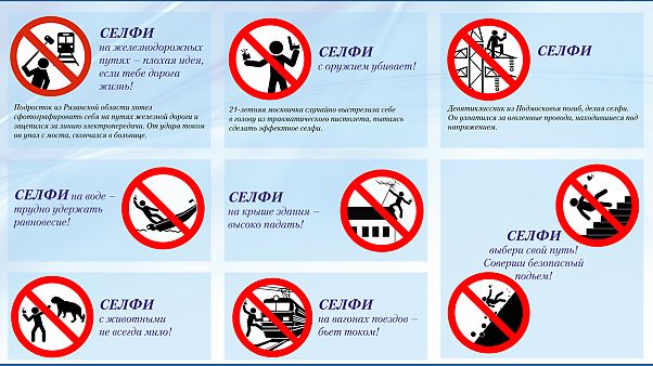 Russia warns of the deadly dangers when taking a selfie Russia warns of the deadly dangers when taking a selfie