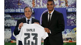 Danilo unveiled at Real Madrid