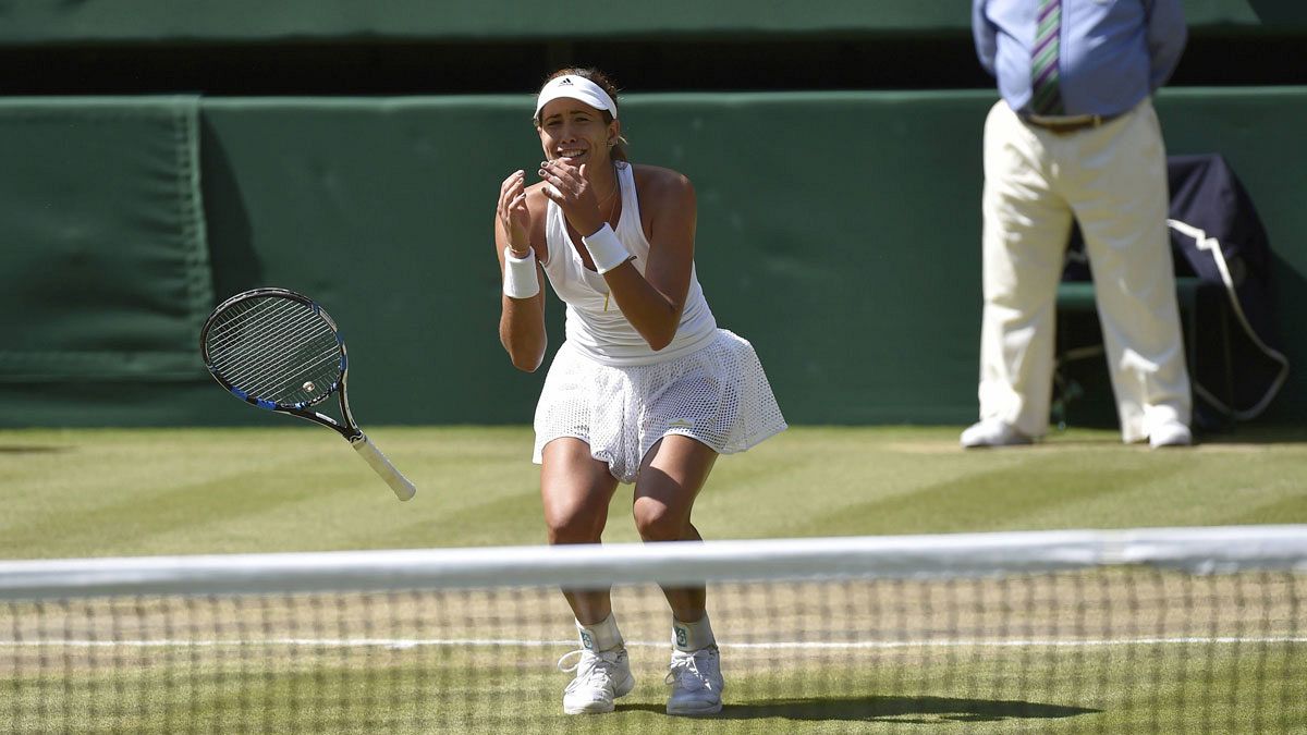 Muguruza, primera española en una final de Wimbledon en 19 años tras ganar a Radwanska