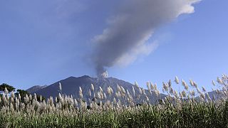 Endonezya'da patlayan volkan 5 havalimanı kapattı