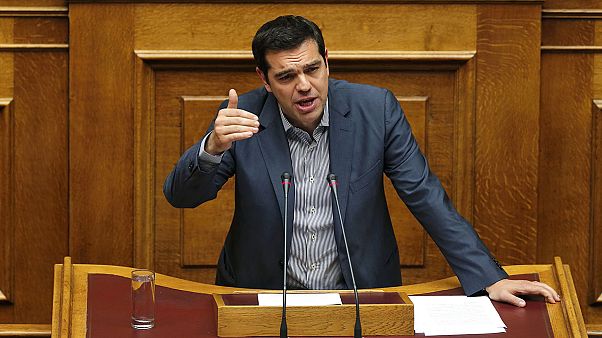 Dette grecque: Alexis Tsipras défend son projet d'accord devant le Parlement Dette grecque: Alexis Tsipras défend son projet d'accord devant le Parlement