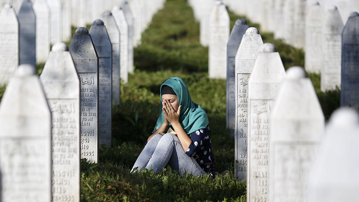 مراسم بیستمین سالگرد کشتار سربرنیتسا در بوسنی