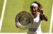 Serena Williams conquista sexto triunfo em Wimbledon