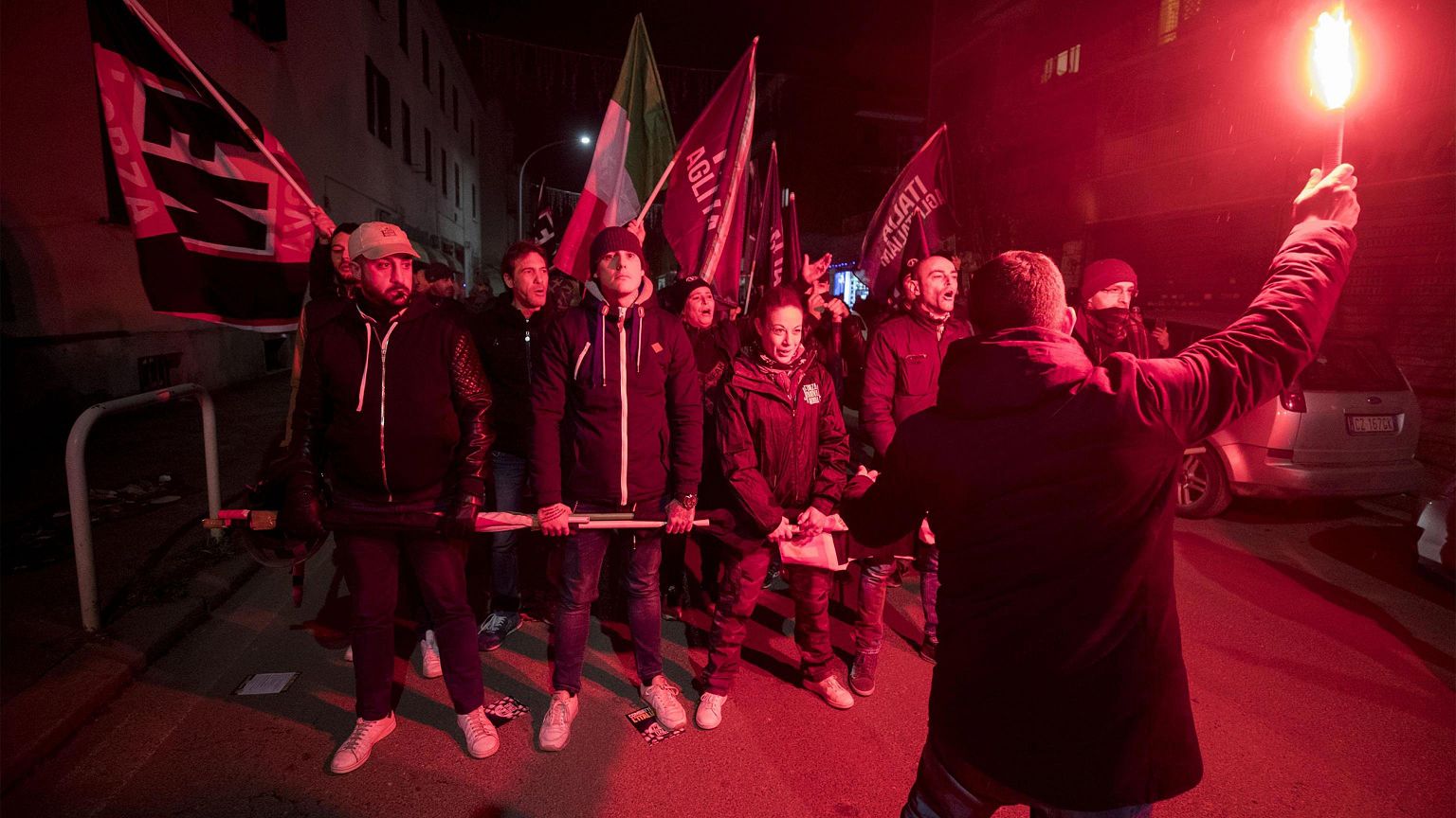Image: 'Forza Nuova' demonstration in Rome