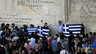 Angry Greeks accuse eurozone leaders of blackmail