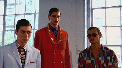 Post-war nostalgia and light play at New York Fashion Week: Men's