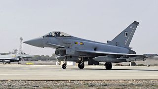 British warplane accidentally drops missiles onto its base