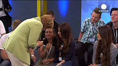 Eigentlich zum Weinen - #Merkelstreichelt