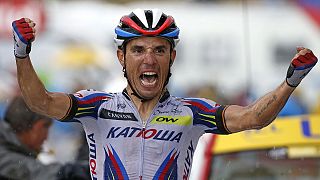 Tour de France: Rodriguez winning in the rain