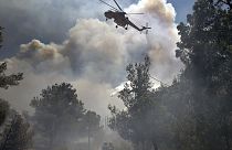 Incendies en Grèce : deux morts, deux arrestations, risque encore très élevé