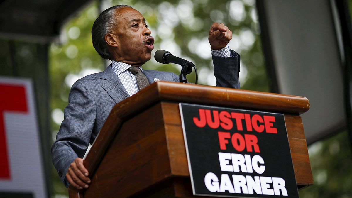 'Eric Garner için Adalet' isteyenlerin eylemi