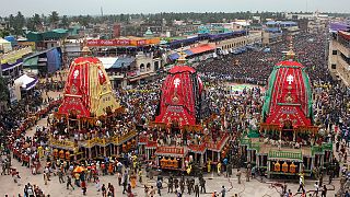 Zwei Tote bei hinduistischem "Wagenfest" in Indien