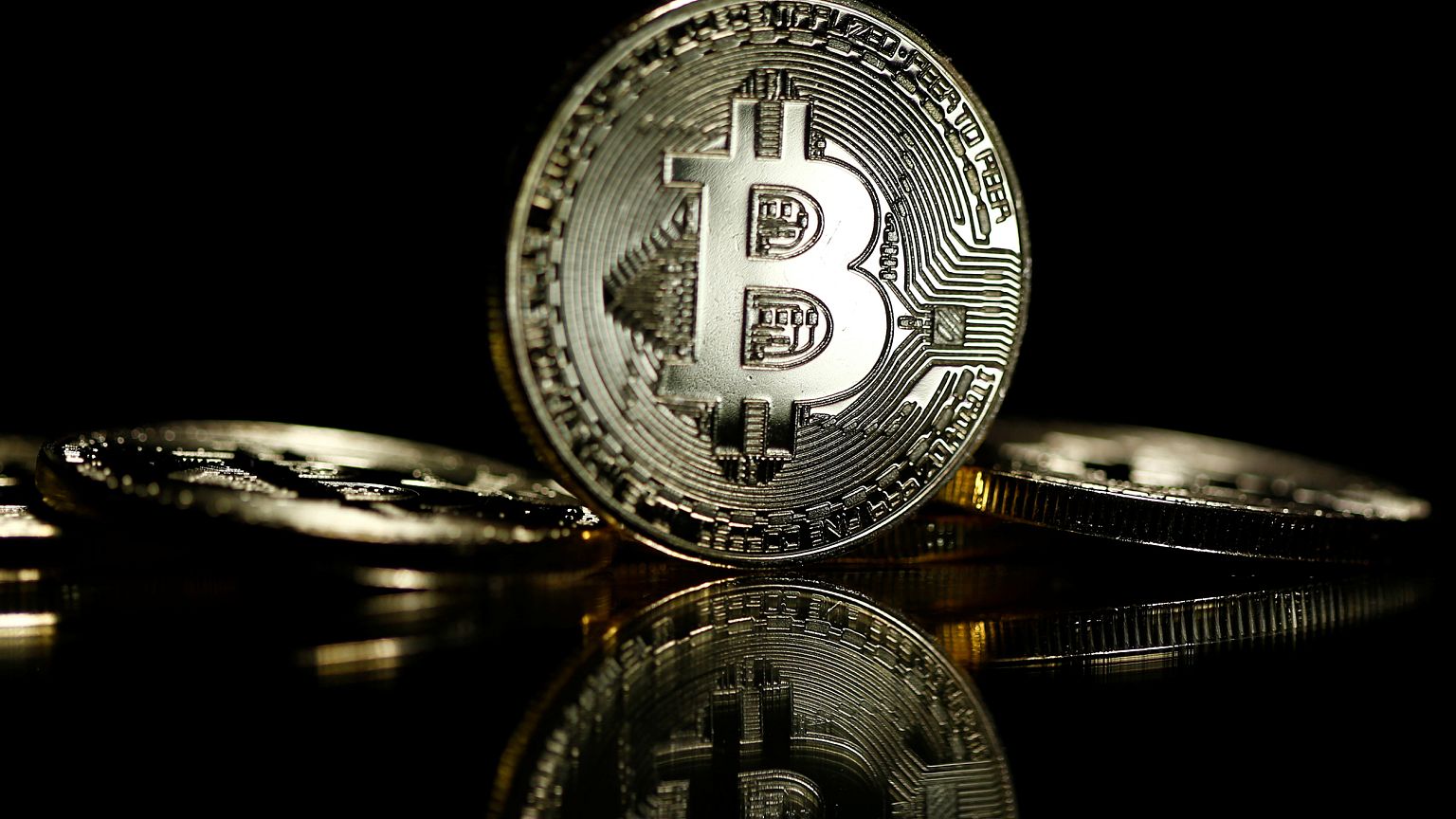 Image: Bitcoins are seen in this illustration picture