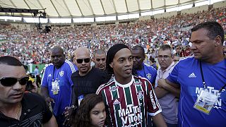 Former Brazil international Ronaldinho unveiled at Fluminense