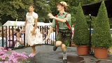 Bavarian folk dance festival in Munich