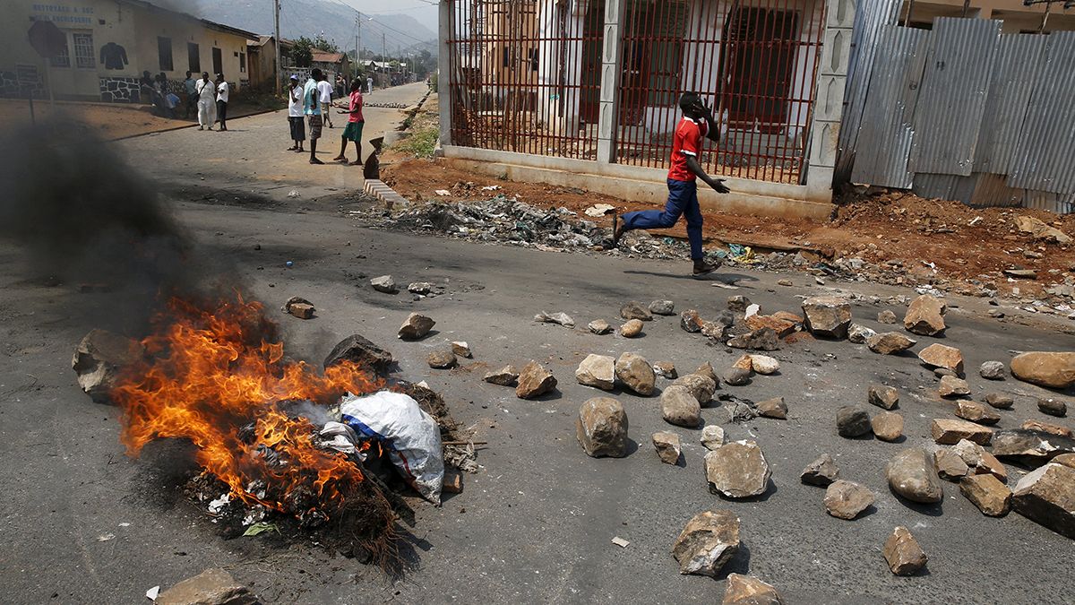 Cronologia da crise política no Burundi