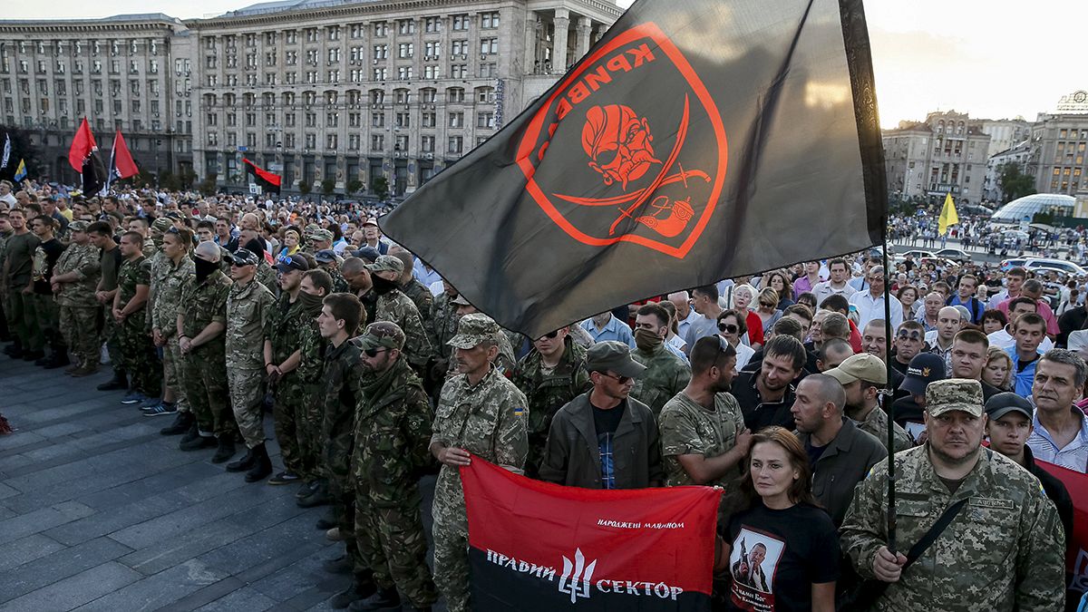 تظاهرات ملی گرایان اوکراینی در «میدان»