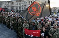 Ukraine Right Sector rallies against government in Kyiv