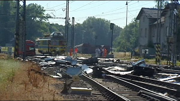 Acidente ferroviário na República Checa Acidente ferroviário na República Checa