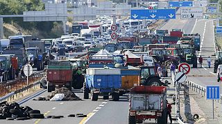 French farmers remove blockade of Lyon still product price war rages