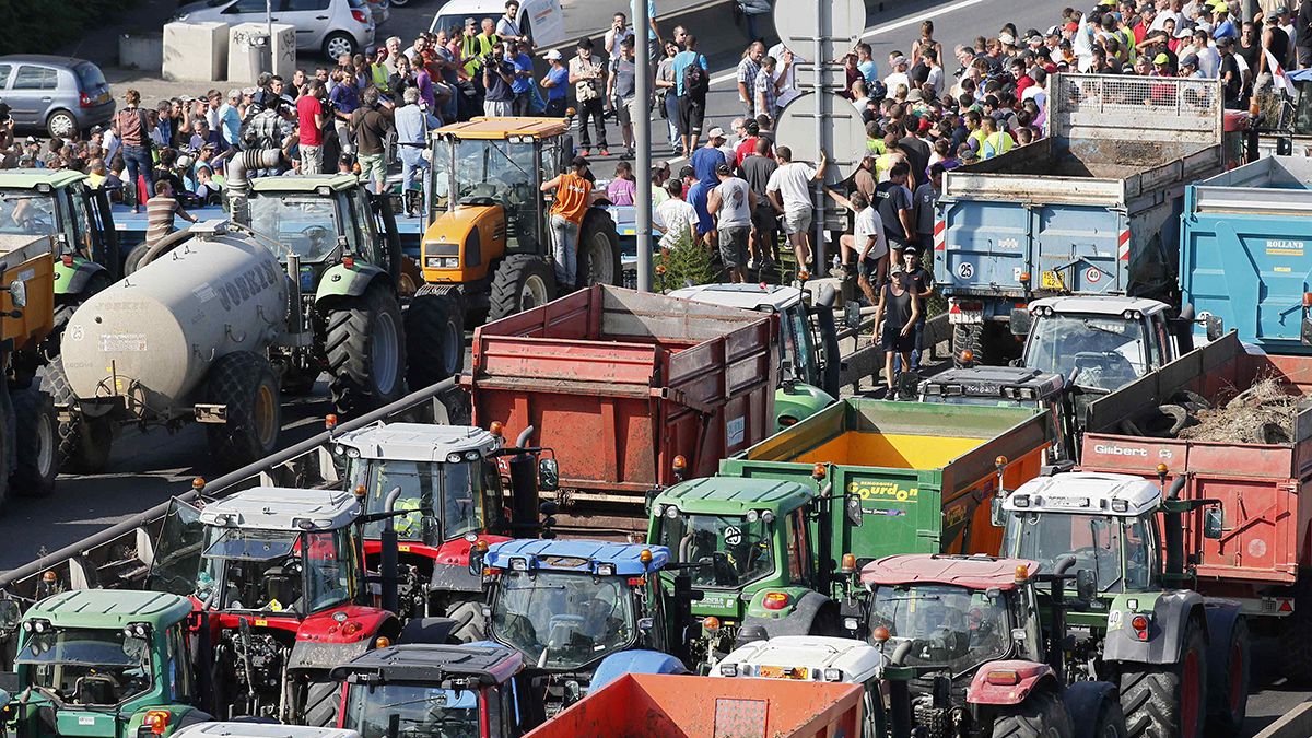 کشاورزان معترض فرانسوی: چرا باید هزینه تولید بالا اما قیمت محصولات داخلی پایین باشد؟