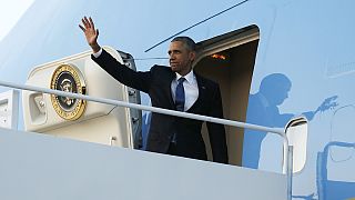 Obama travels to father's homeland of Kenya