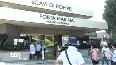 A szakszervezet nem engedte be a turistákat Pompeibe