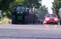 Los agricultores búlgaros sacan los tractores a la calle