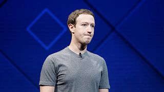 Image: Facebook founder and CEO Mark Zuckerberg speaks on stage during the 