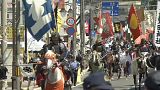 Samurai parade in Japan