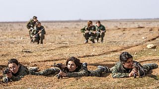 Kurdish women fighting ISIL on the frontline