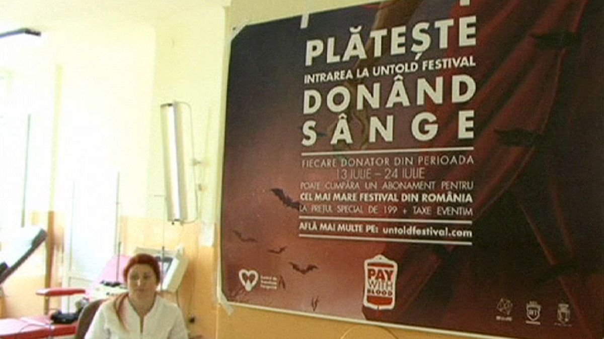 Blut gegen Ticket: Transsilvanisches Musikfestival will Spendenbereitschaft erhöhen