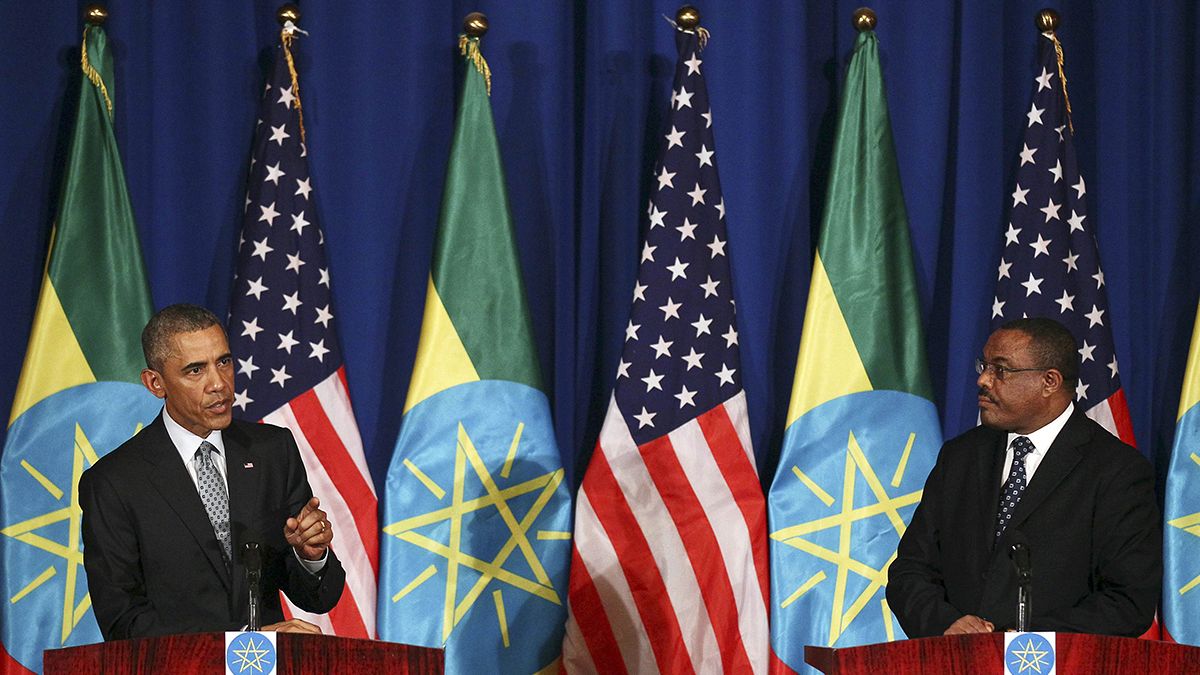 Terrorismo y Sudán del Sur centran la primera jornada de Obama en Etiopía