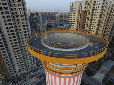 The prototype tower in Xi\'an cost $2 million to build.