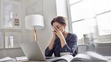 Image: Stressed businesswoman
