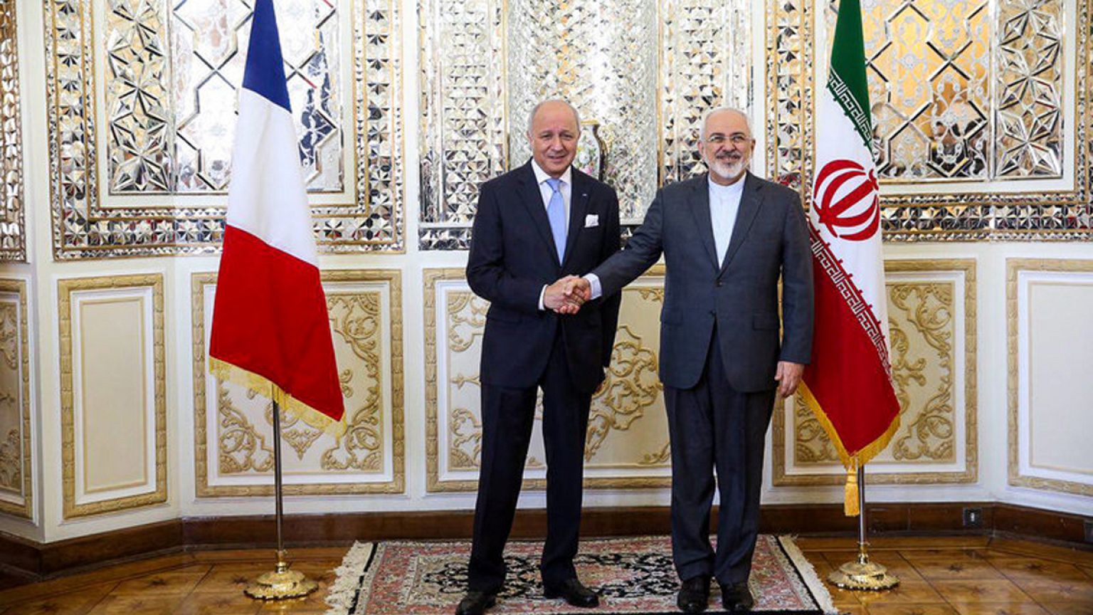 لوران فابیوس: حامل دعوت رسمی فرانسوا اولاند از رئیس جمهوری ایران هستم