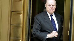 Image: Lawyer John Dowd exits Manhattan Federal Court in New York
