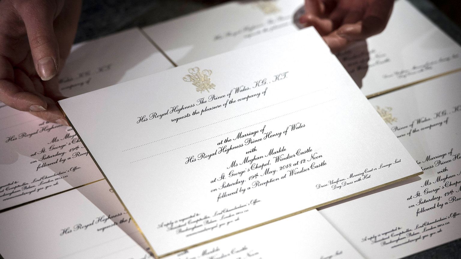 Image: Royal wedding preparations