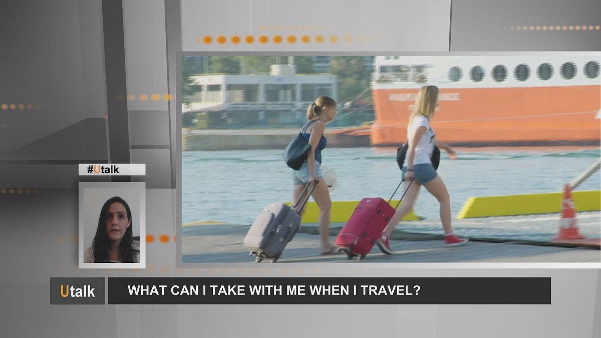 What can I take with me when I travel within the EU?
