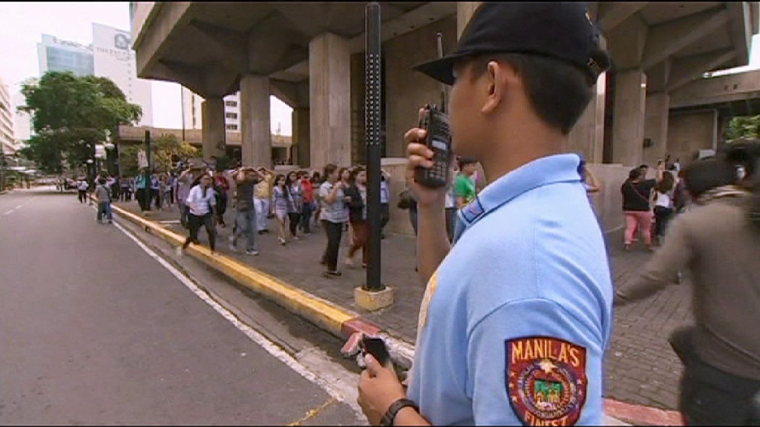 Massive earthquake drill in Philippines