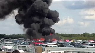 Bin Laden family jet crashes in England