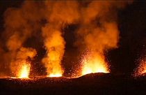 Vulkánkitörés Réunion szigetén