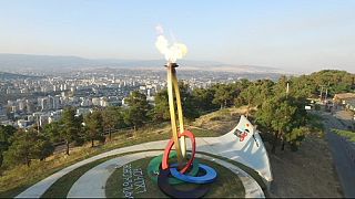 Abschlussfeier der 13. Europäischen Olympischen Jugendspiele in Tiflis