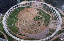 Çin yapımı devam eden dünyanın en büyük teleskobunun görüntülerini yayınladı